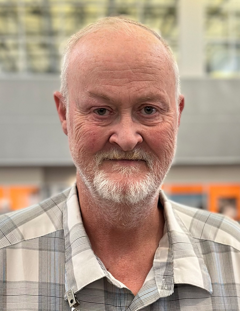 image of David Cash at the Facilities Services Complex