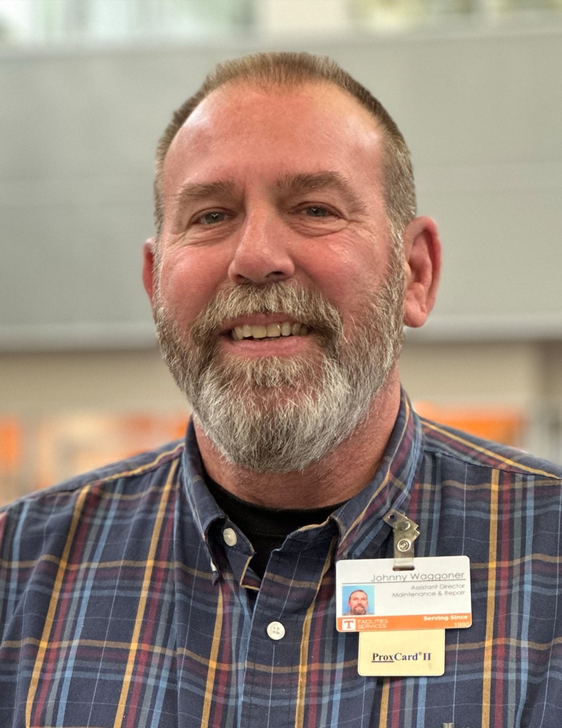 image of Johnny Waggoner at the Facilities Services Complex