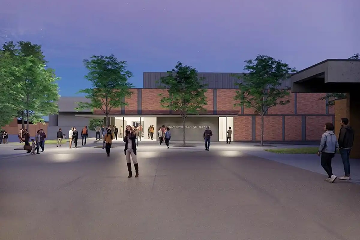 rendering of the Jenny Boyd Carousel Theatre