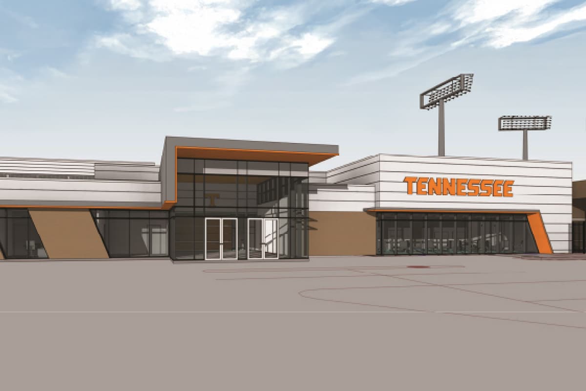 Rendering of Sherri Parker Lee Softball Stadium improvements