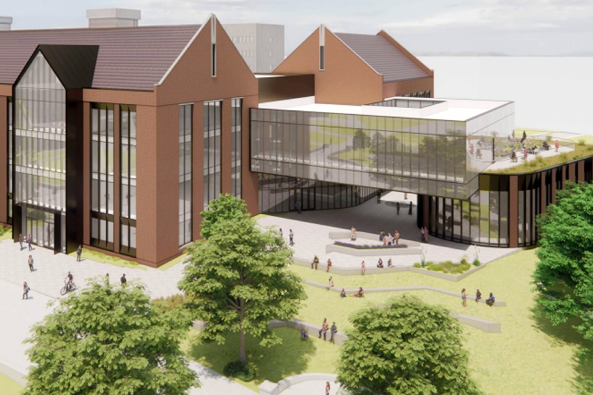 Early rendering of the Student Success Building