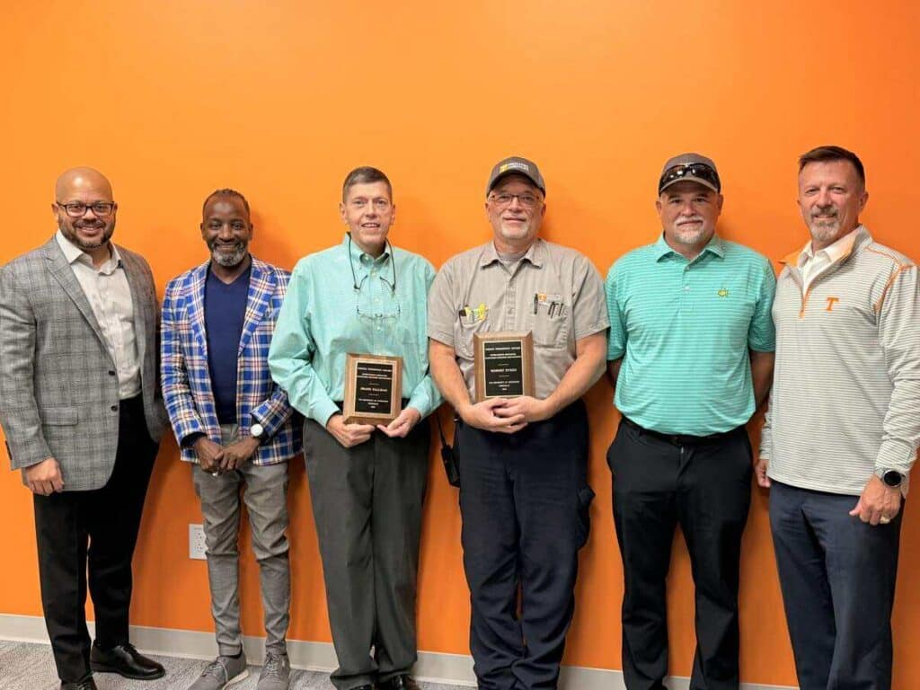 Pictured Left to Right: Mike Howze (Executive Director), Dr. Antonio Yancey, Frank Tallman, Robert Dykes, Derek Bailey, and Mike Brady